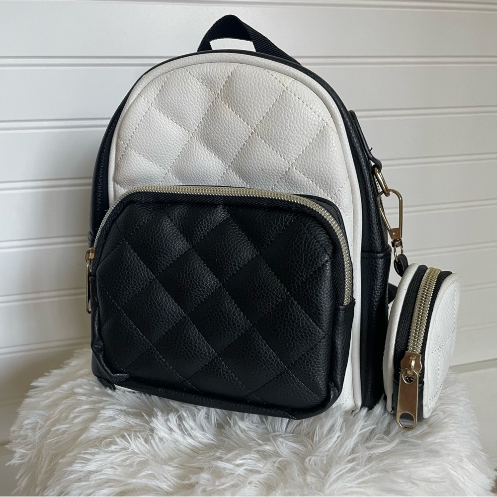 SOLD Claire’s Quilted Mini Backpack